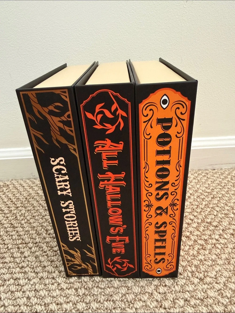 2026 Target Bullseye Playground Halloween Book Box Decor, Set of 3